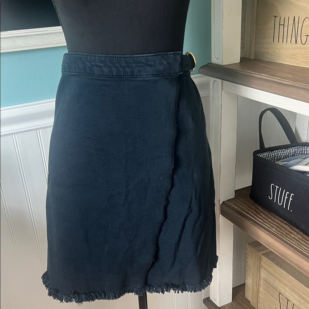 Elegant navy Denim Skirt